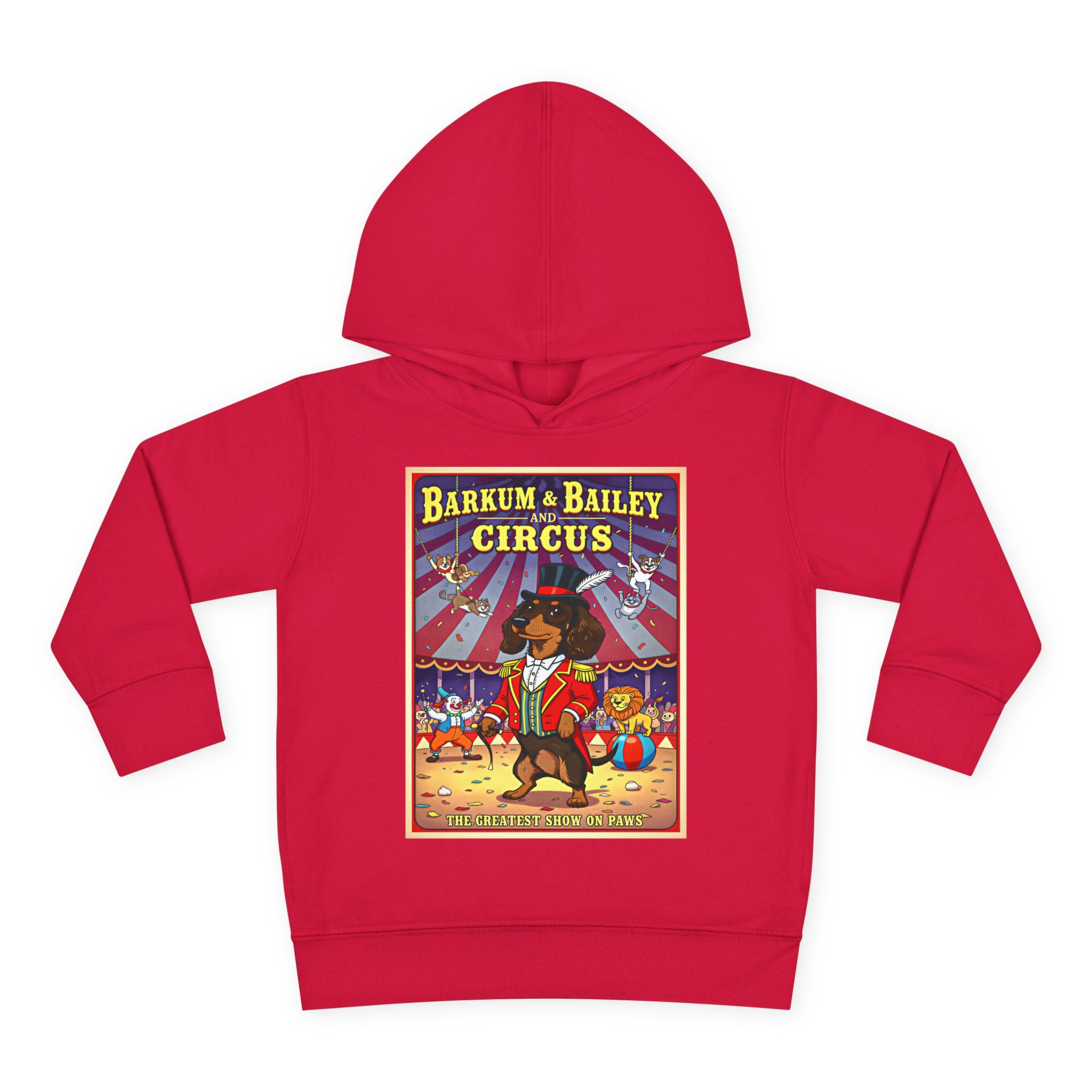 Dachshund - Barkum & Bailey Circus Toddler Fleece Hoodie