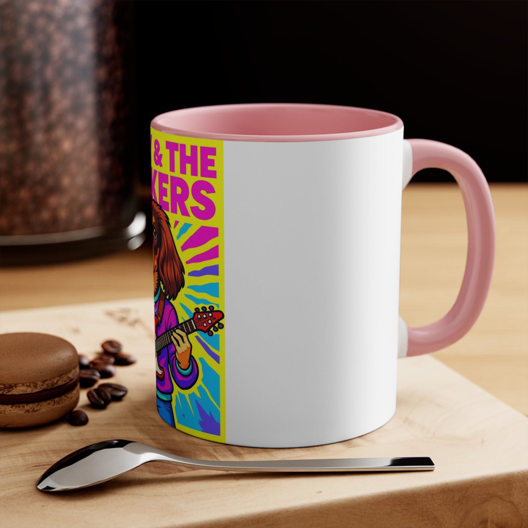 Dachshund Rock and Roll Mug - 'Daisy & The Barkers'