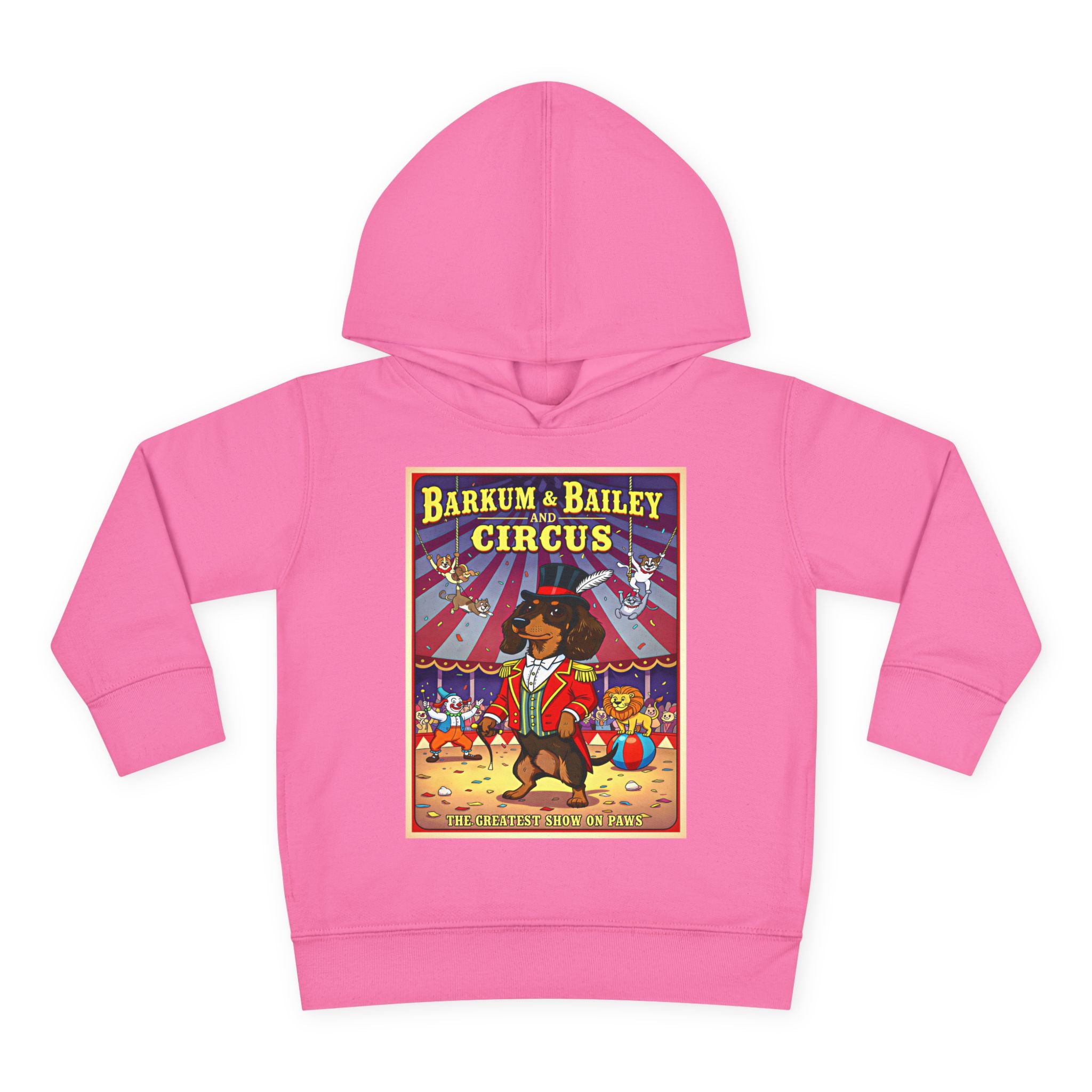 Dachshund - Barkum & Bailey Circus Toddler Fleece Hoodie