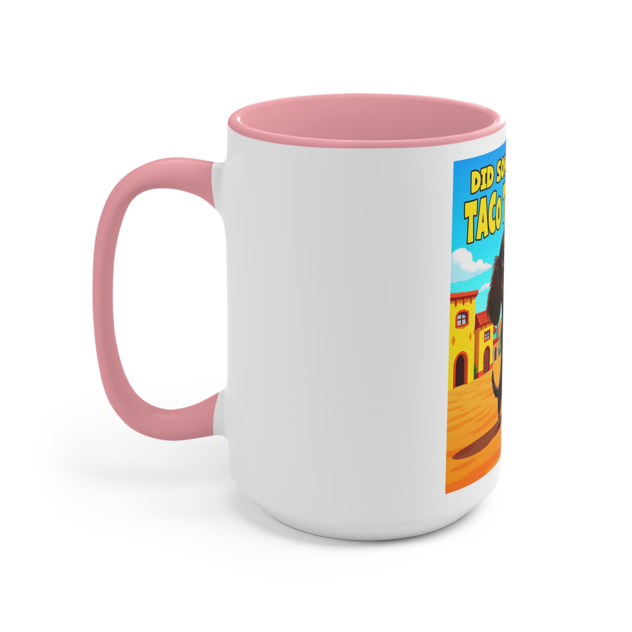 Taco Tuesday Accent Mug – Fun & Whimsical Wiener Dog Design