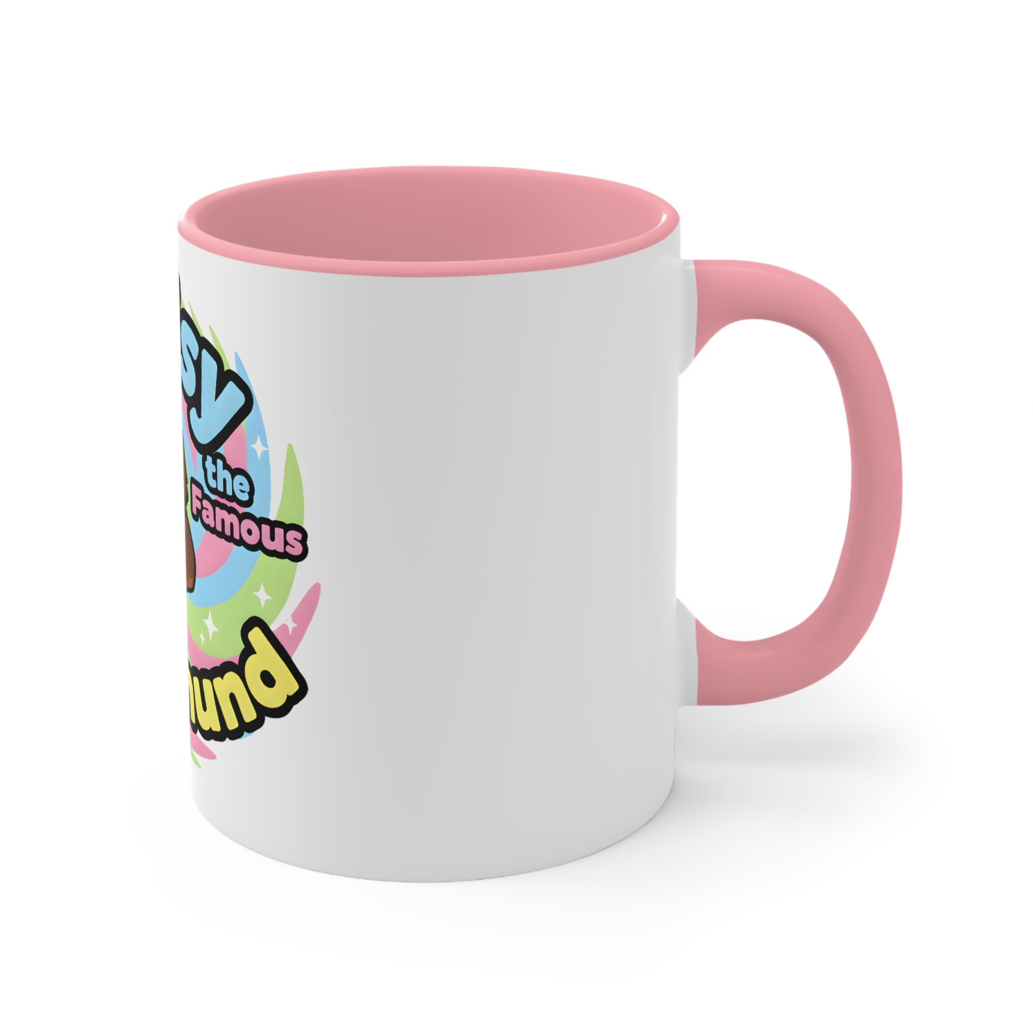 Daisy the Famous Dachshund Accent Mug - Colorful Pet Lover Gift
