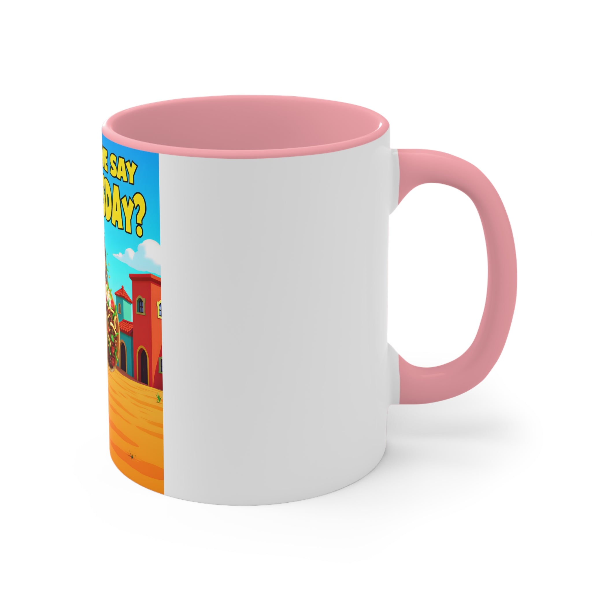 Taco Tuesday Accent Mug – Fun & Whimsical Wiener Dog Design