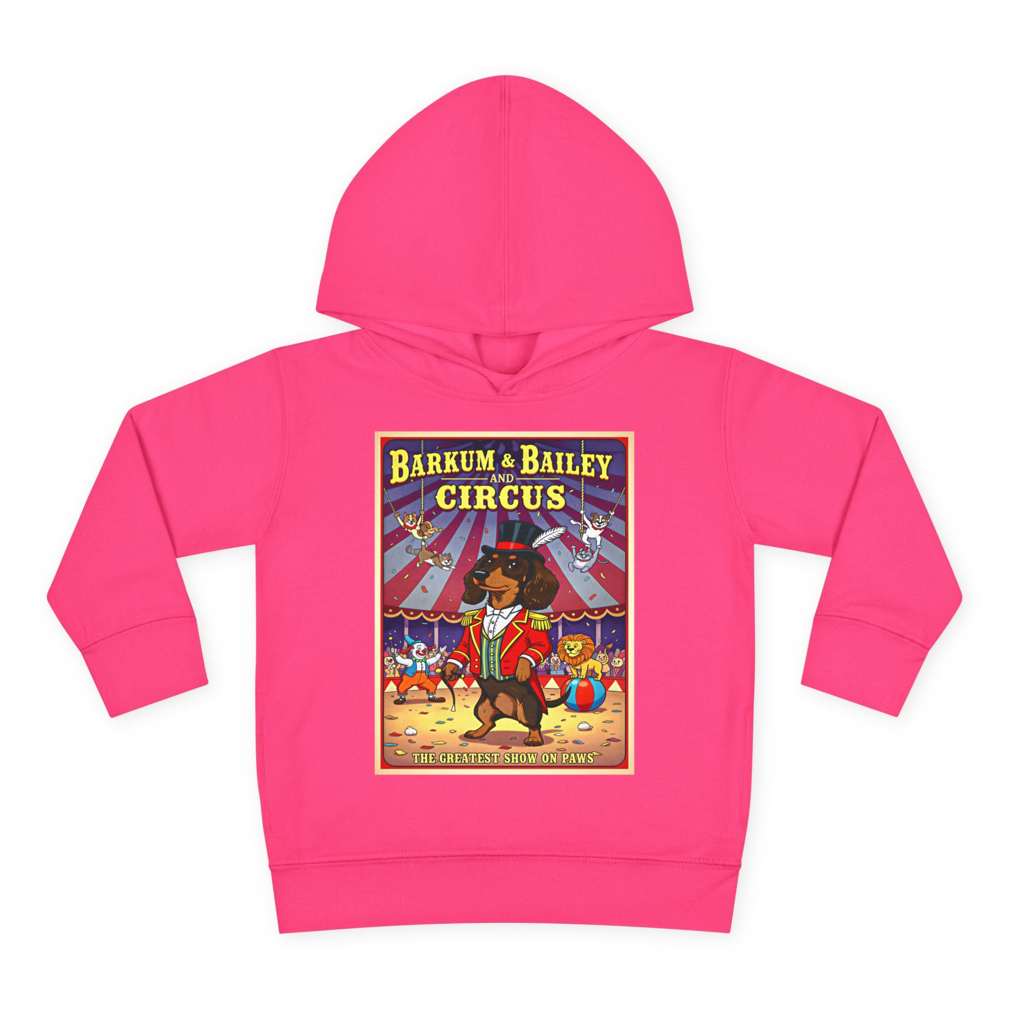 Dachshund - Barkum & Bailey Circus Toddler Fleece Hoodie