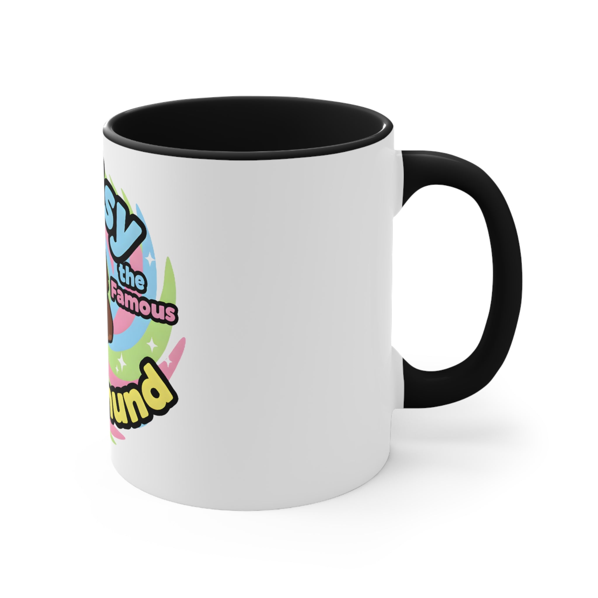 Daisy the Famous Dachshund Accent Mug - Colorful Pet Lover Gift