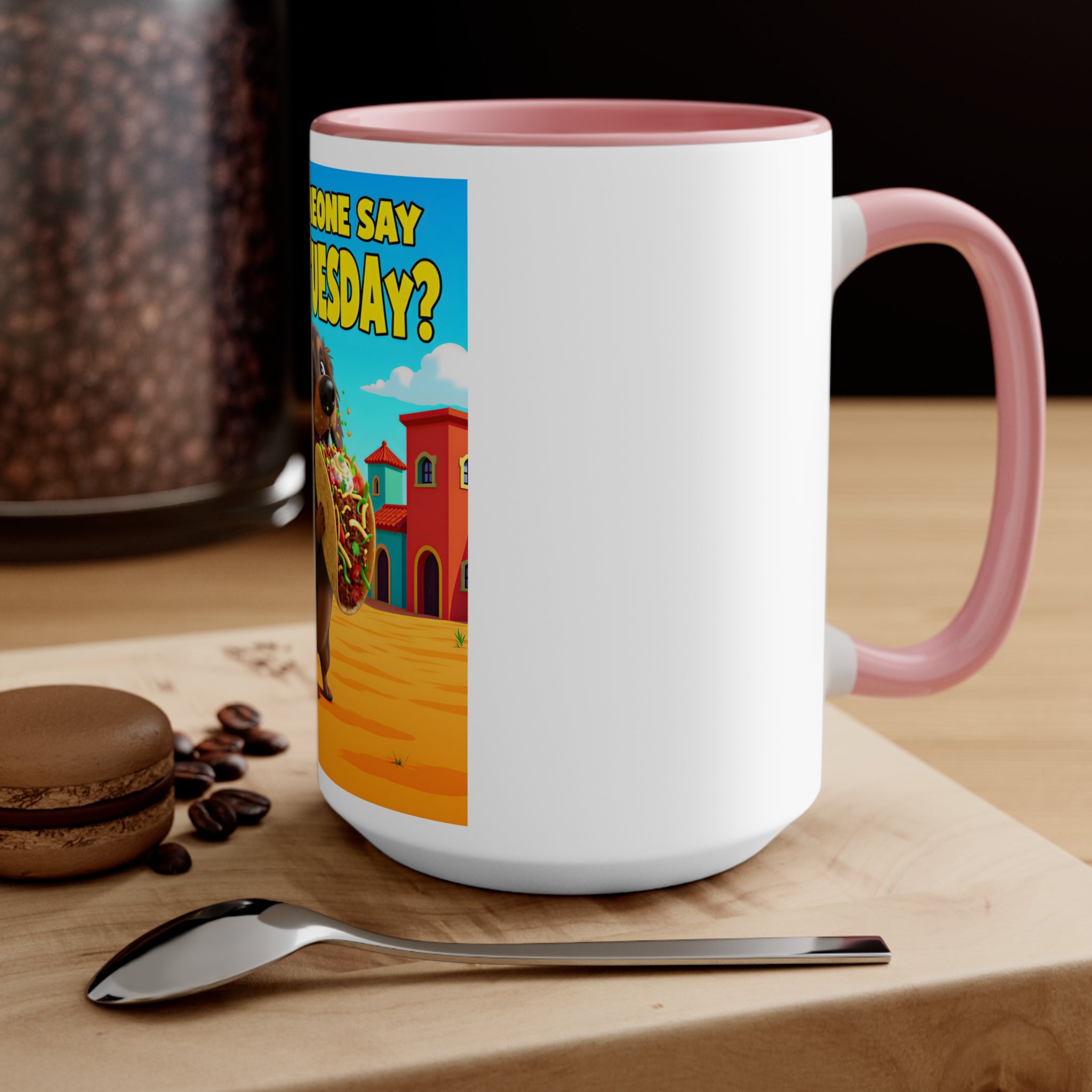 Taco Tuesday Accent Mug – Fun & Whimsical Wiener Dog Design