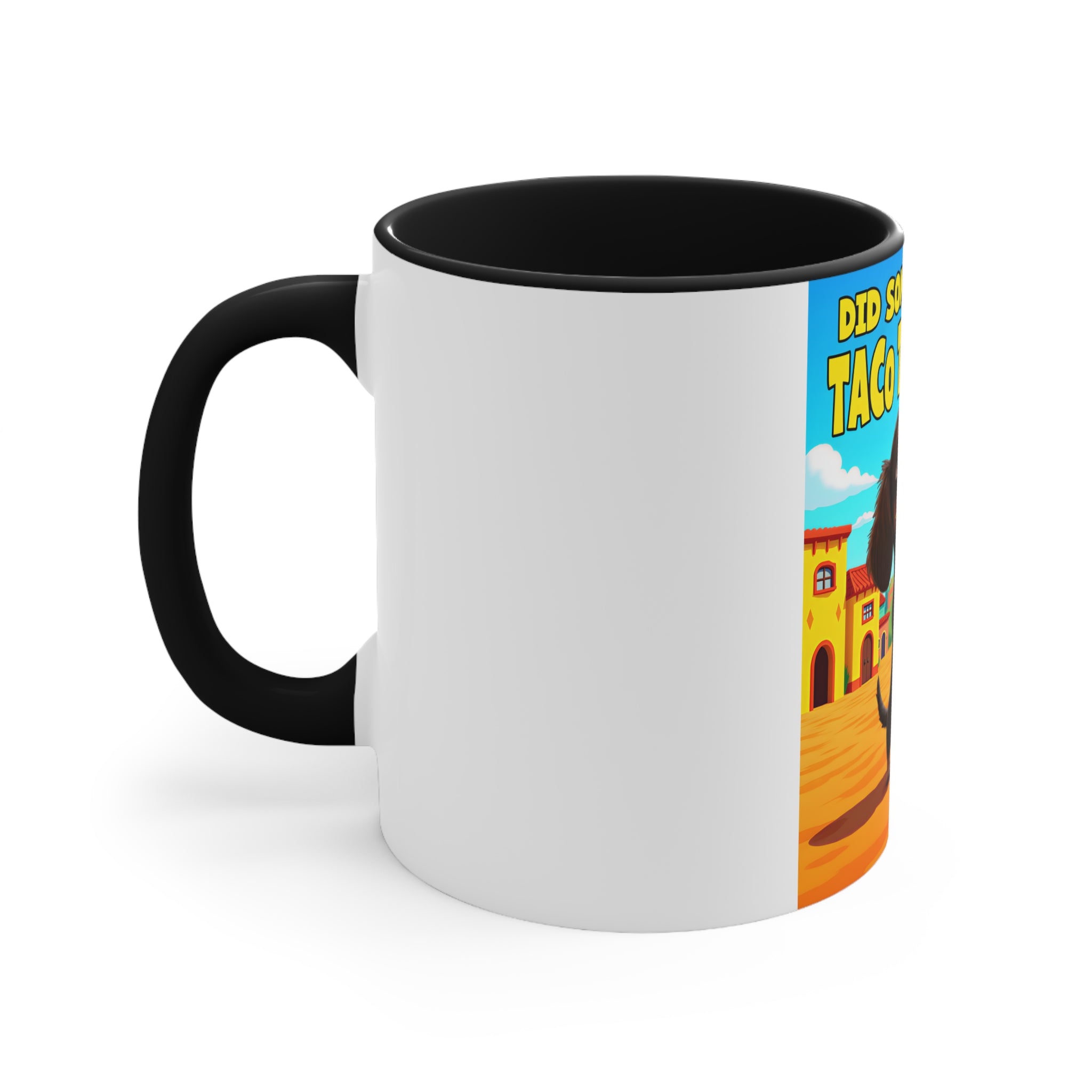 Taco Tuesday Accent Mug – Fun & Whimsical Wiener Dog Design