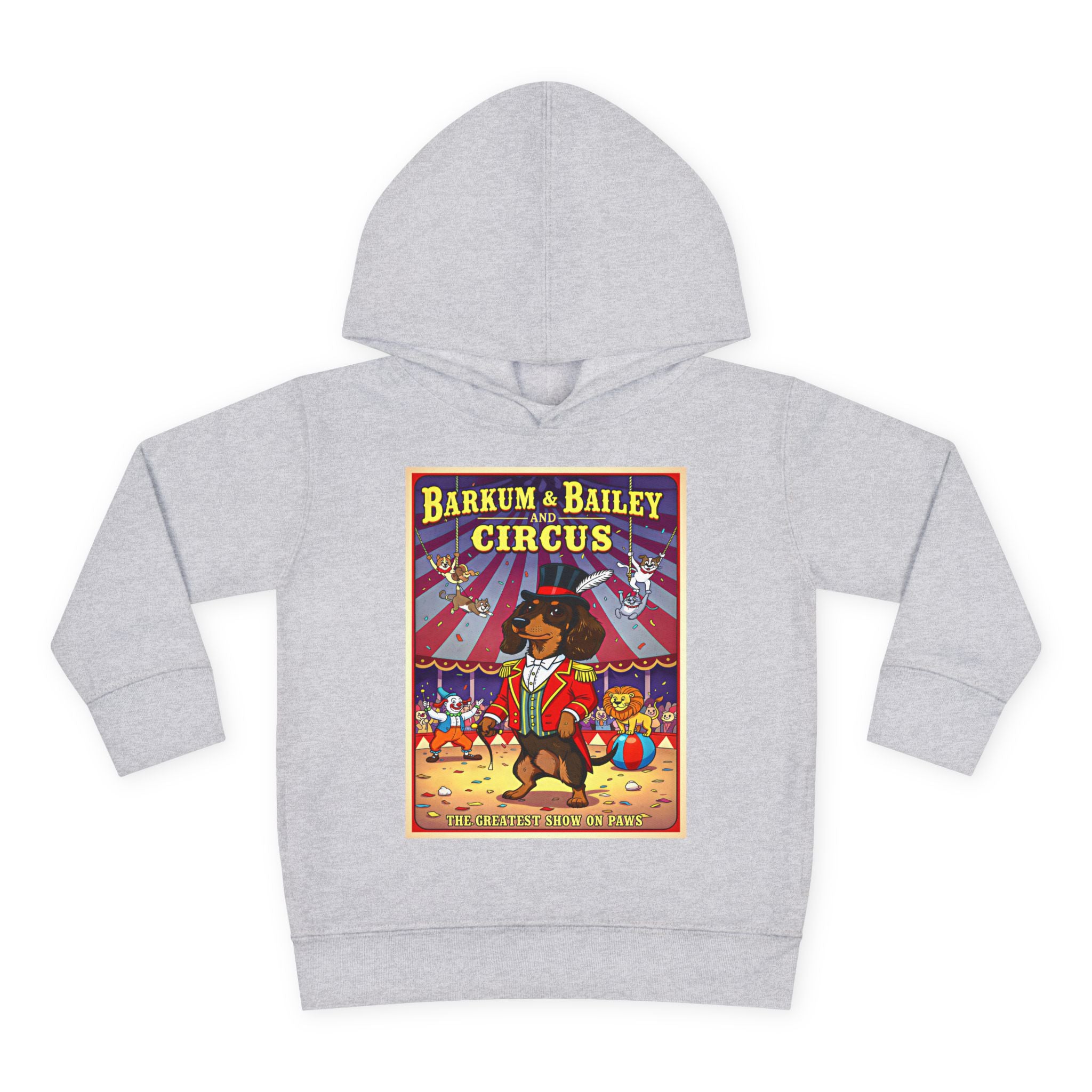 Dachshund - Barkum & Bailey Circus Toddler Fleece Hoodie