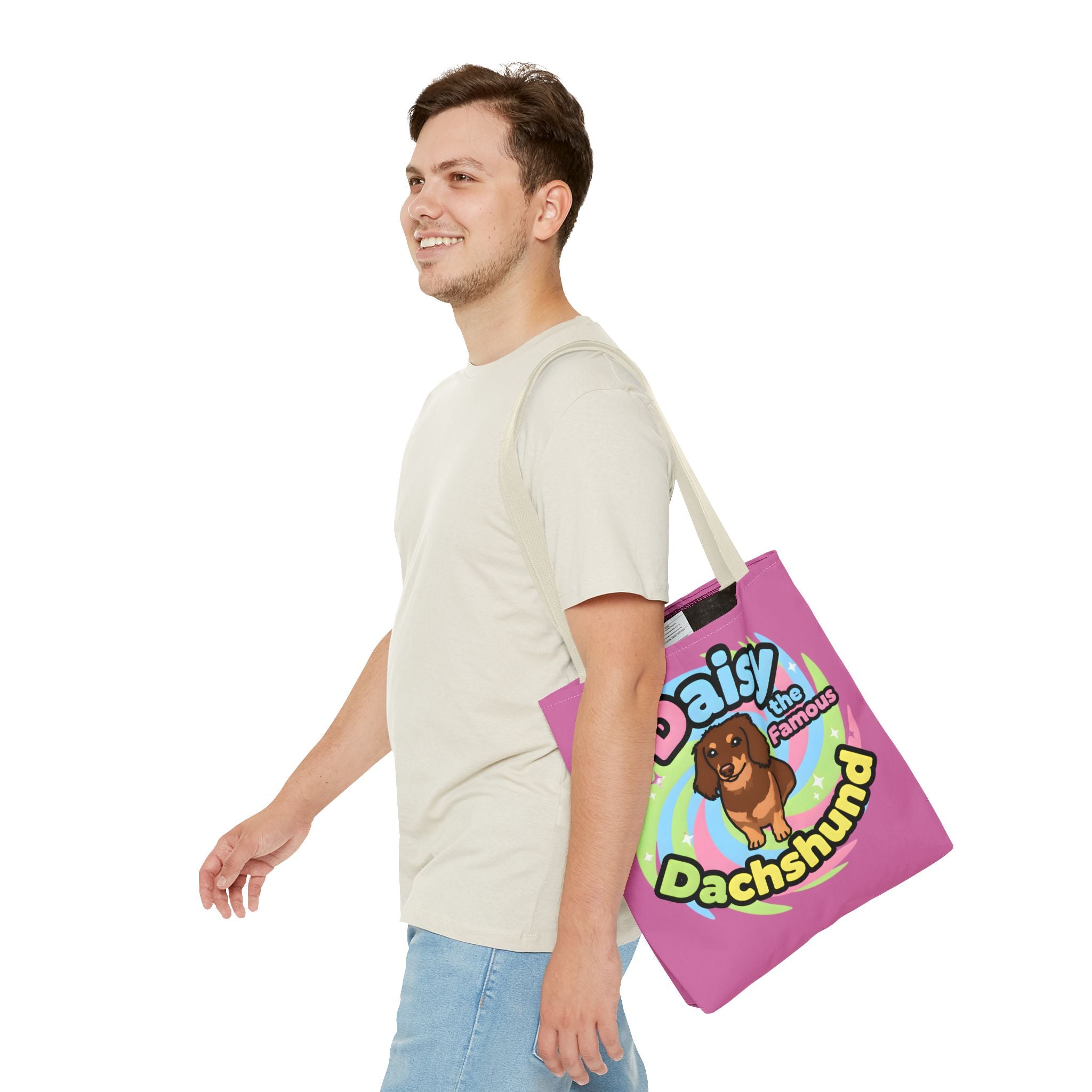 Copy of Vibrant Music-Themed Tote Bag | Fun Design for Animal Lovers & Musicians