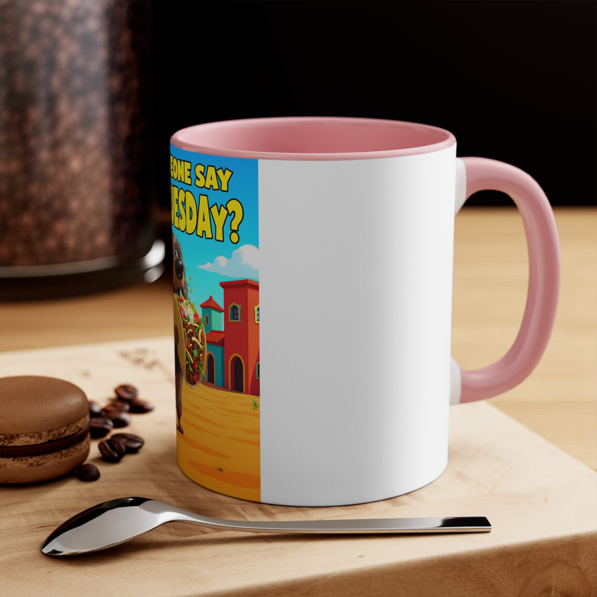 Taco Tuesday Accent Mug – Fun & Whimsical Wiener Dog Design
