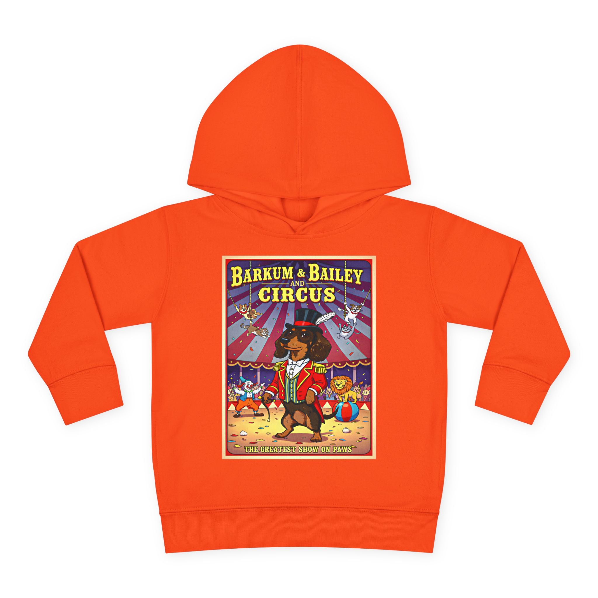 Dachshund - Barkum & Bailey Circus Toddler Fleece Hoodie