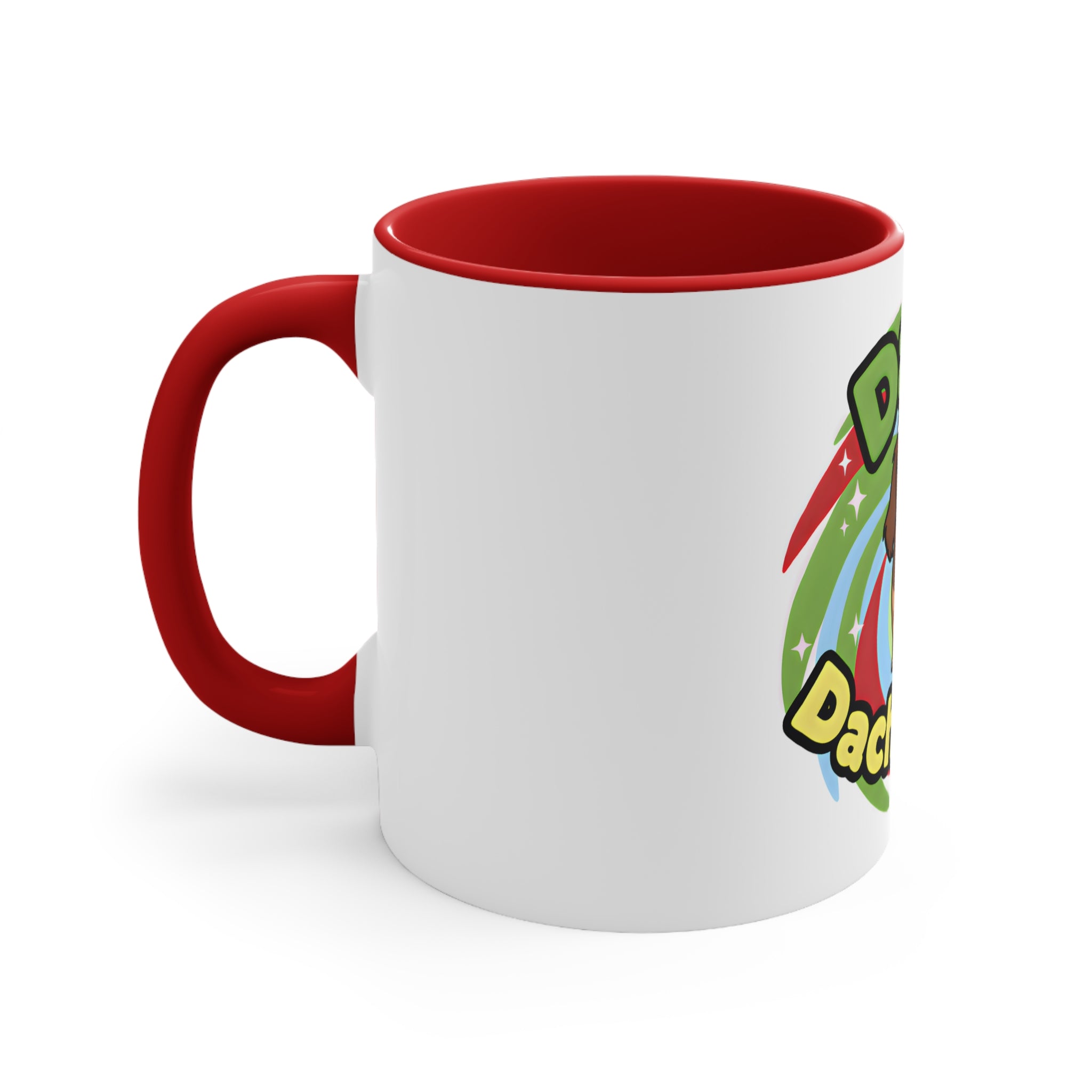 Limited Edition Dachshund Holiday Accent Mug - Daisy the Famous Dachshund
