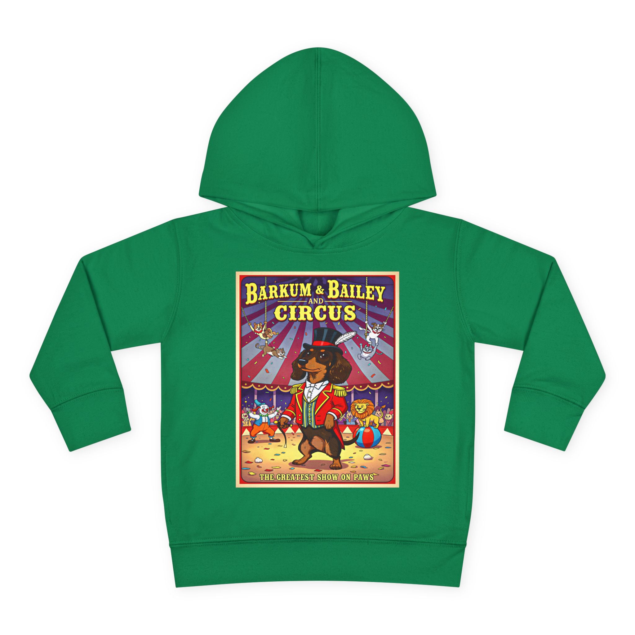 Dachshund - Barkum & Bailey Circus Toddler Fleece Hoodie