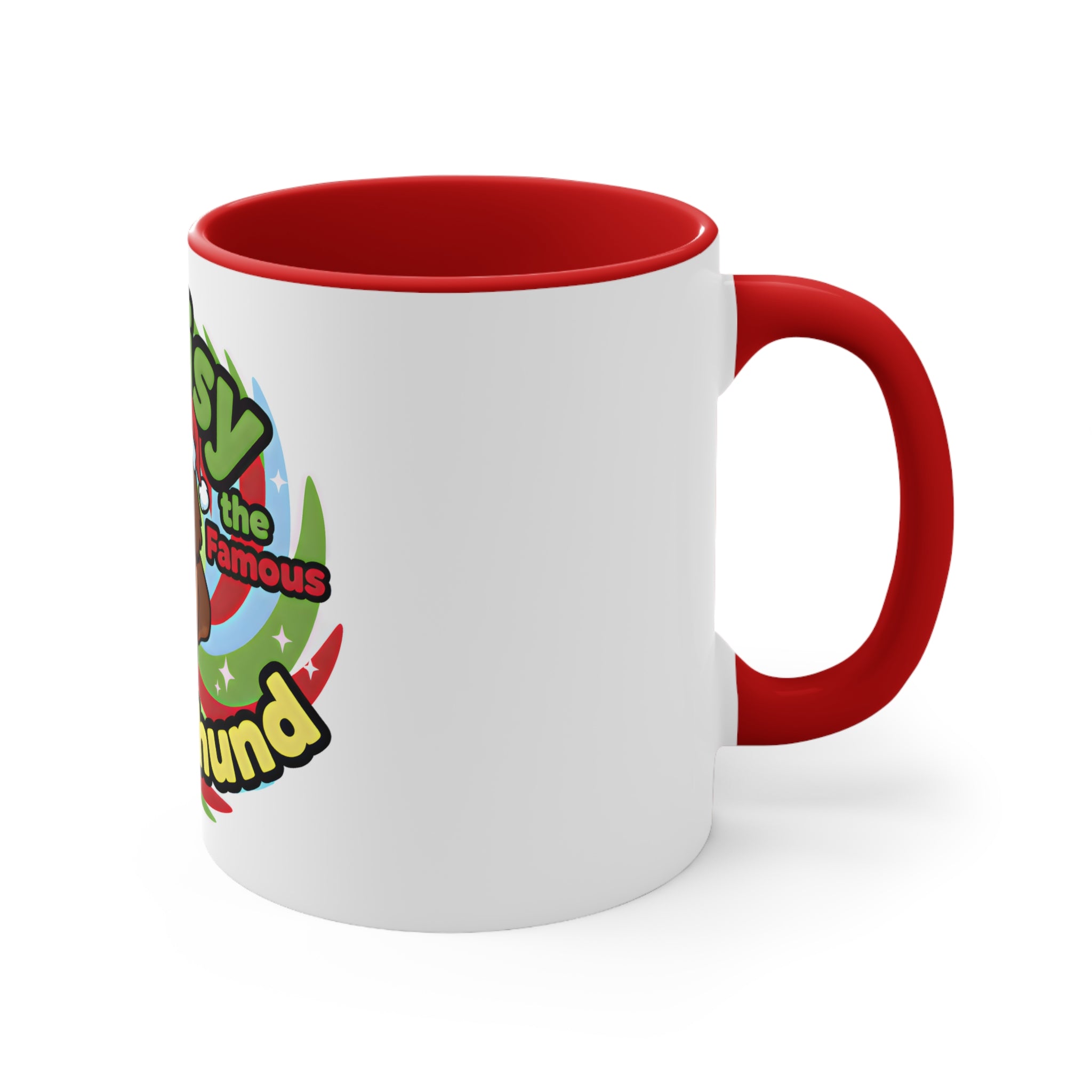 Limited Edition Dachshund Holiday Accent Mug - Daisy the Famous Dachshund
