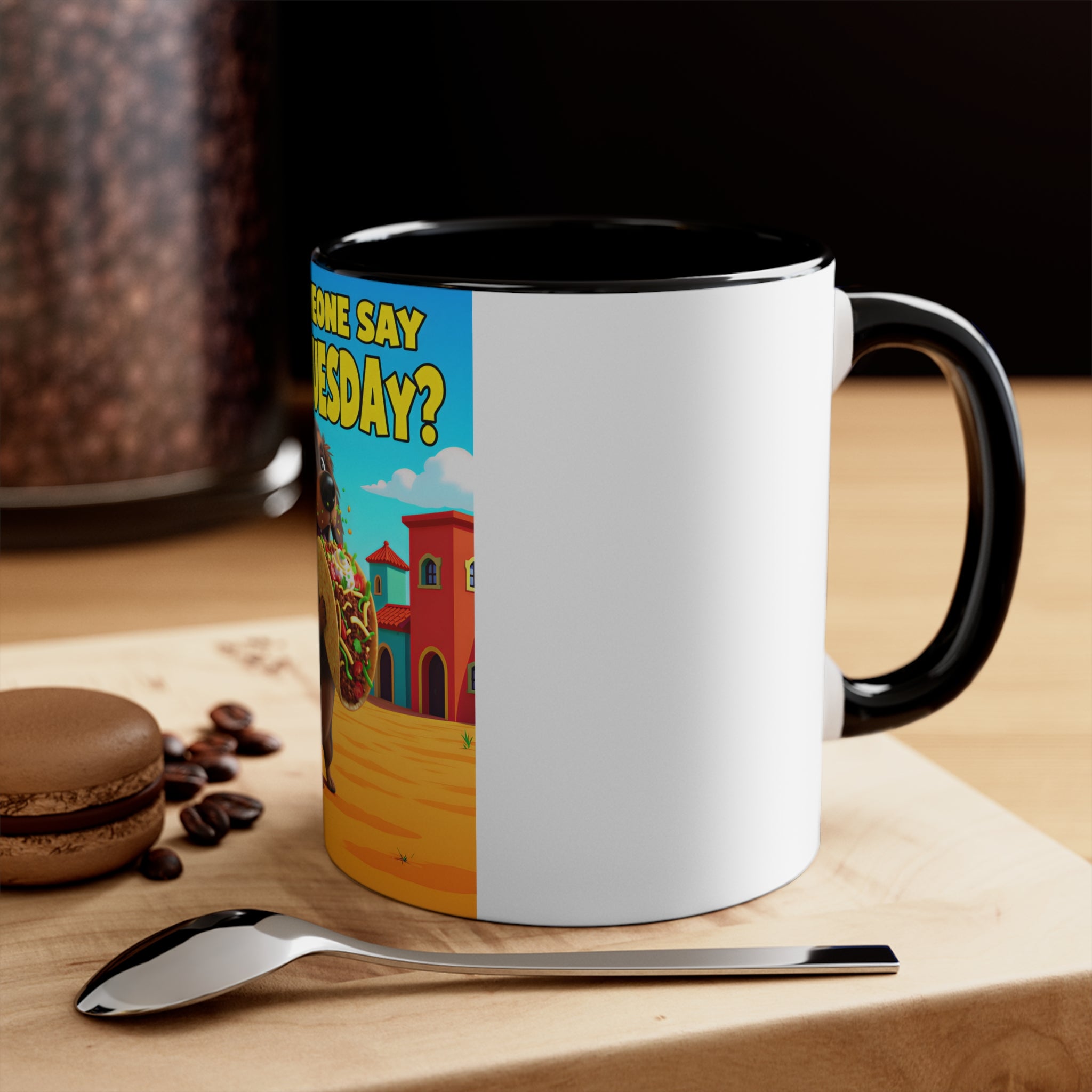 Taco Tuesday Accent Mug – Fun & Whimsical Wiener Dog Design