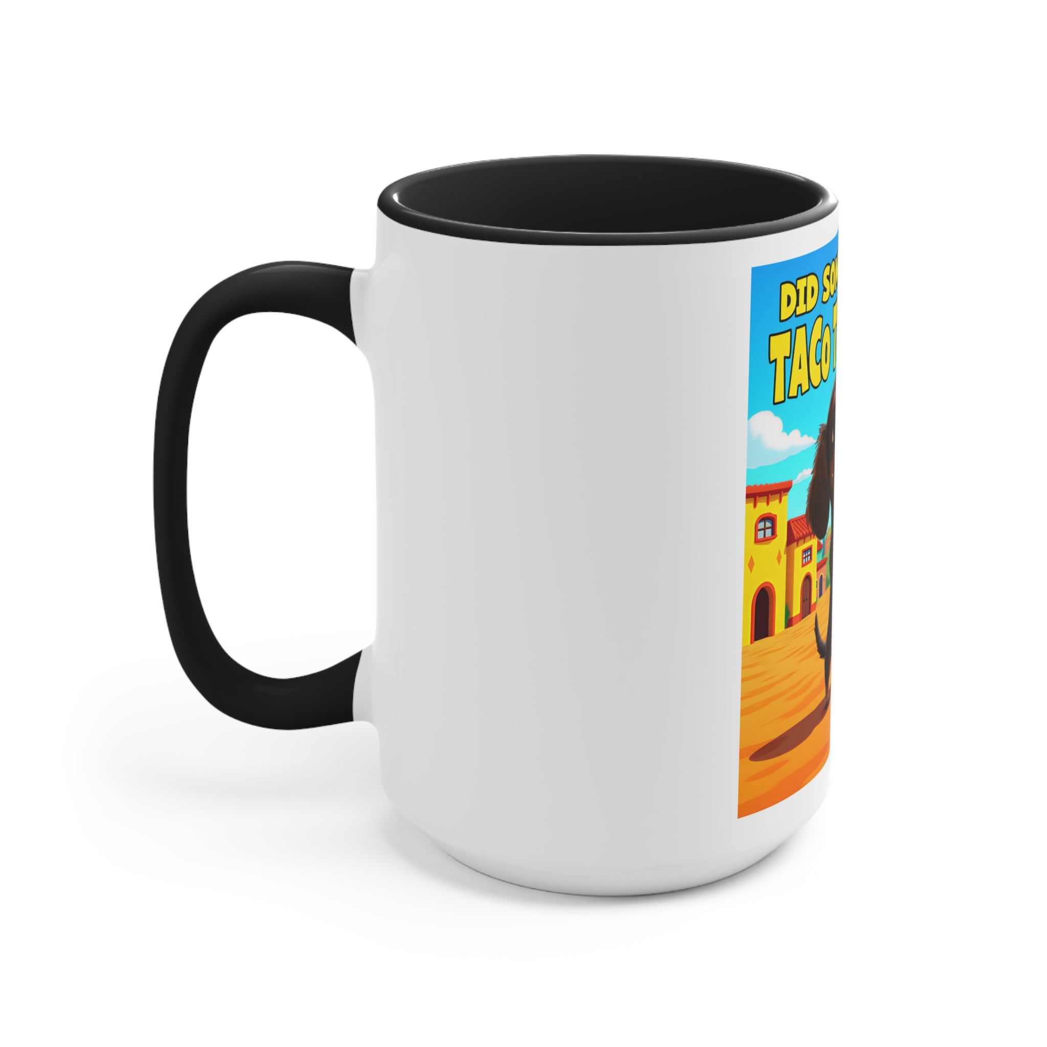 Taco Tuesday Accent Mug – Fun & Whimsical Wiener Dog Design