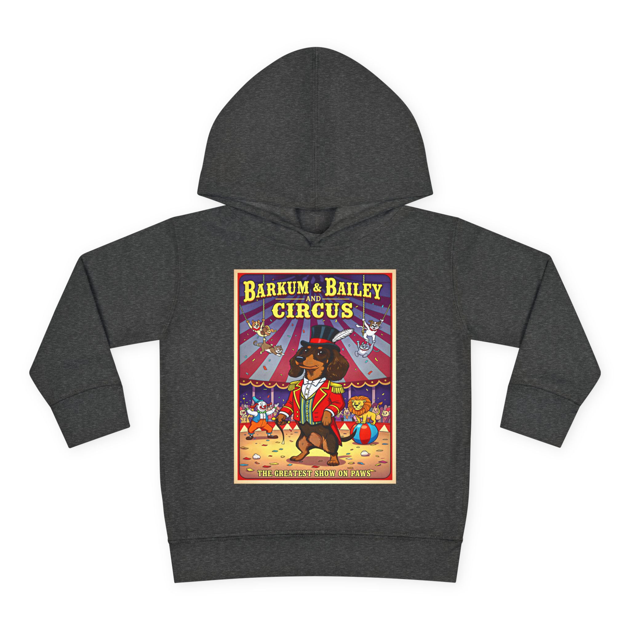 Dachshund - Barkum & Bailey Circus Toddler Fleece Hoodie