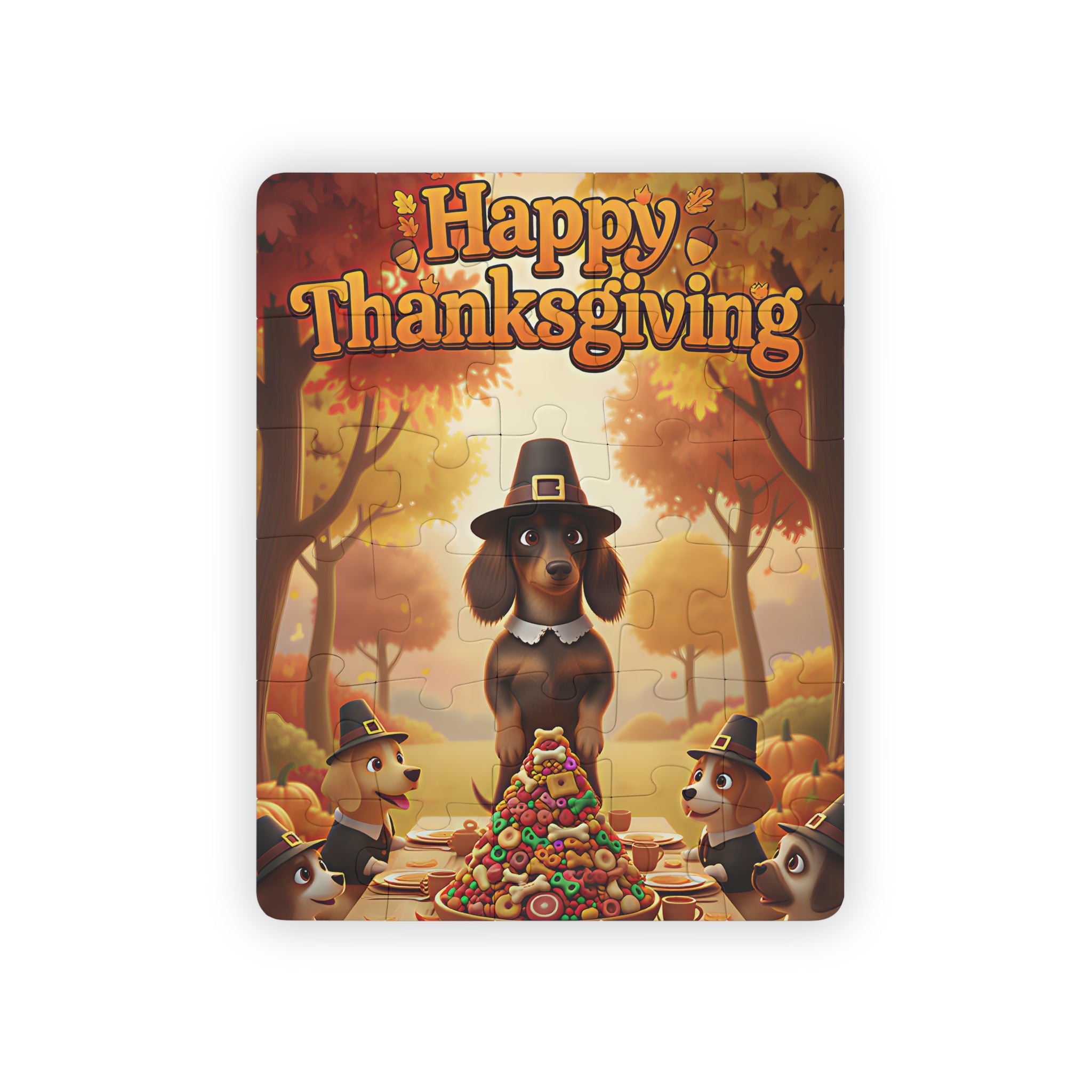 Thanksgiving Kids' Puzzle - 30-Piece Fun Family Game