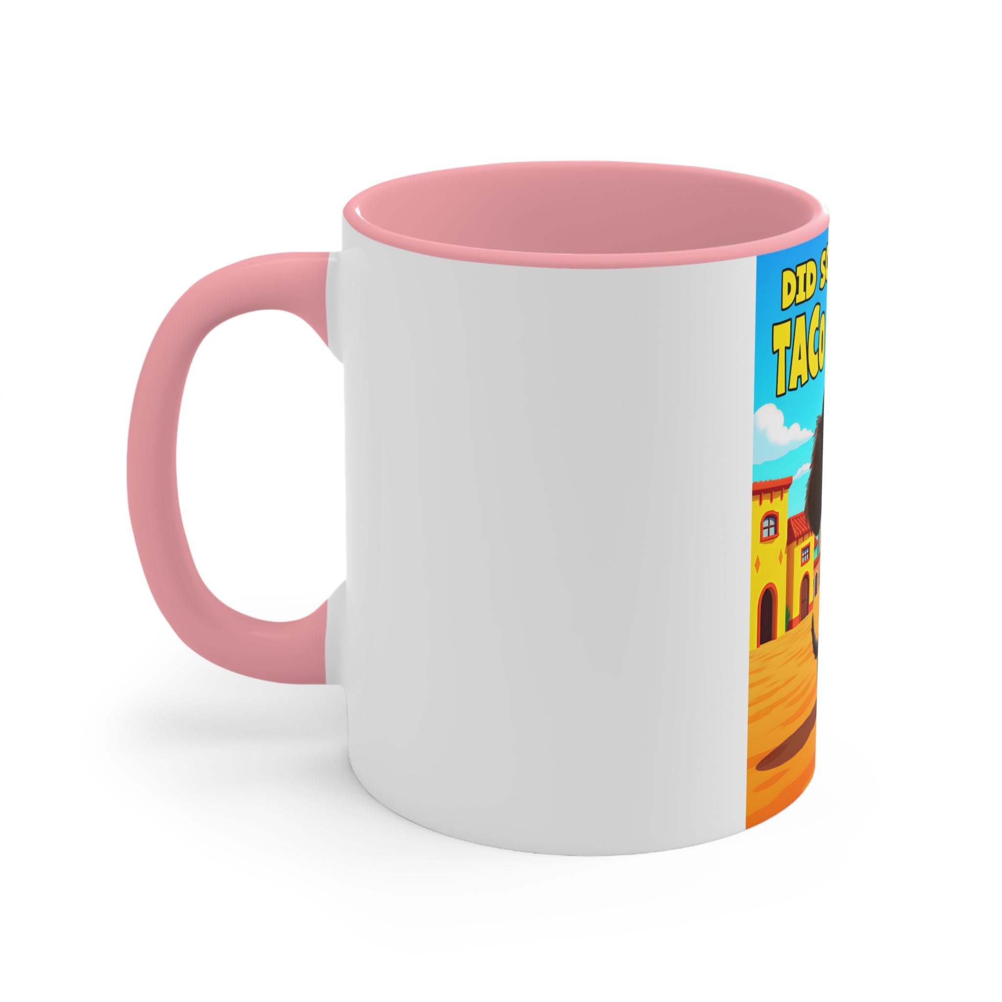 Taco Tuesday Accent Mug – Fun & Whimsical Wiener Dog Design