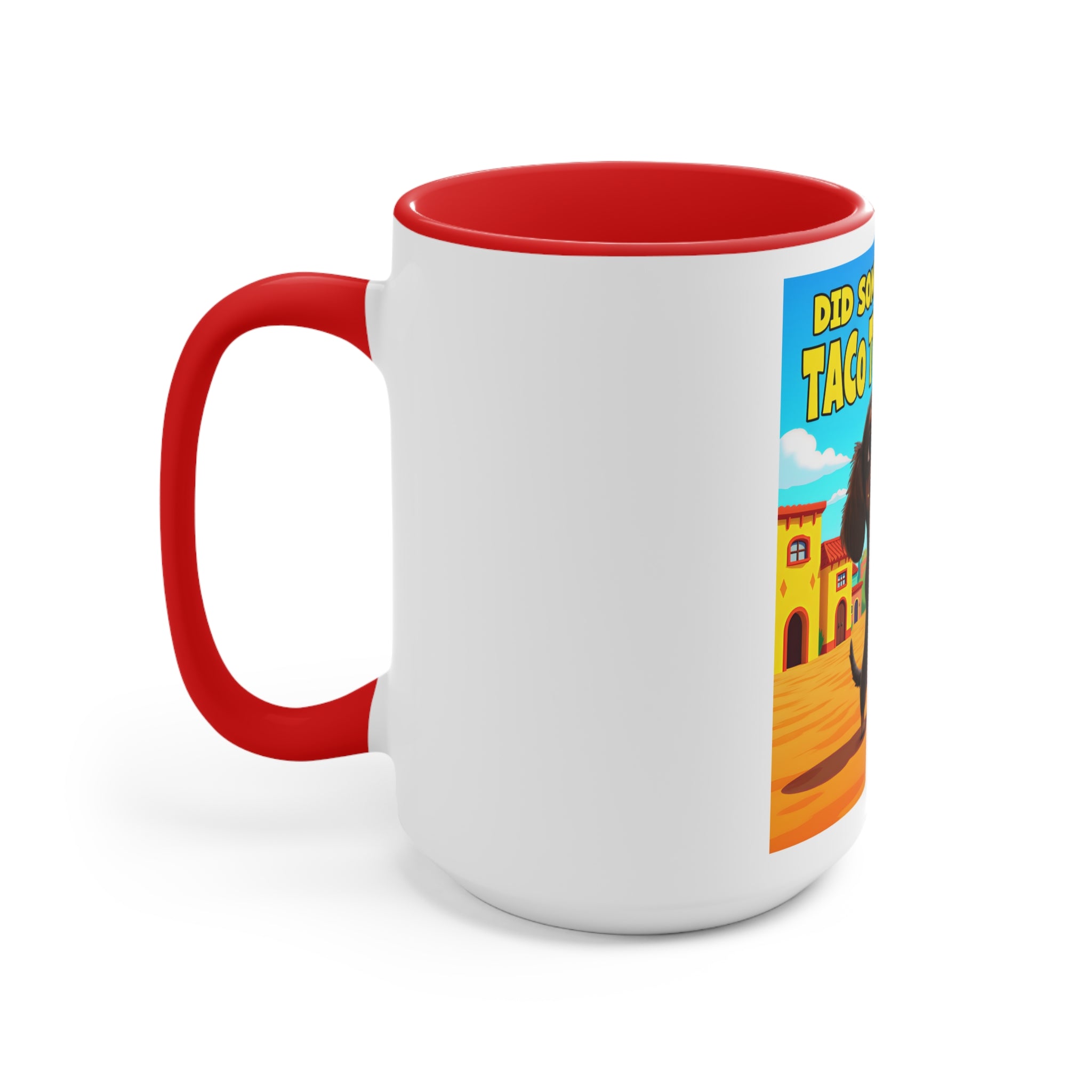 Taco Tuesday Accent Mug – Fun & Whimsical Wiener Dog Design