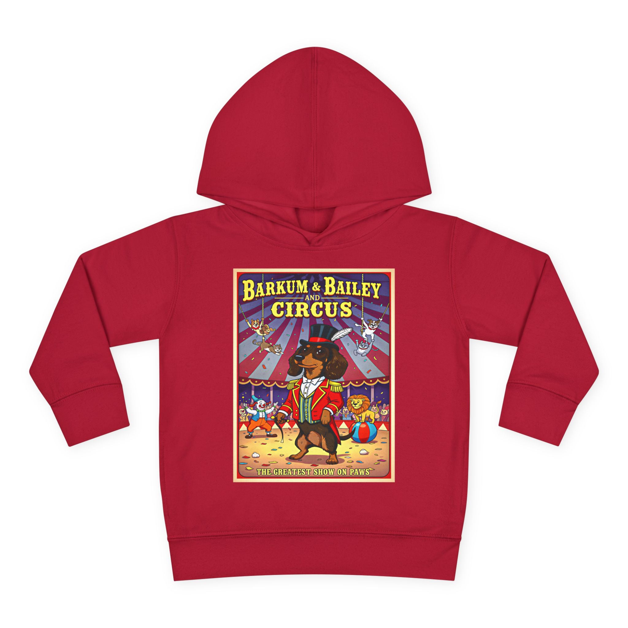 Dachshund - Barkum & Bailey Circus Toddler Fleece Hoodie