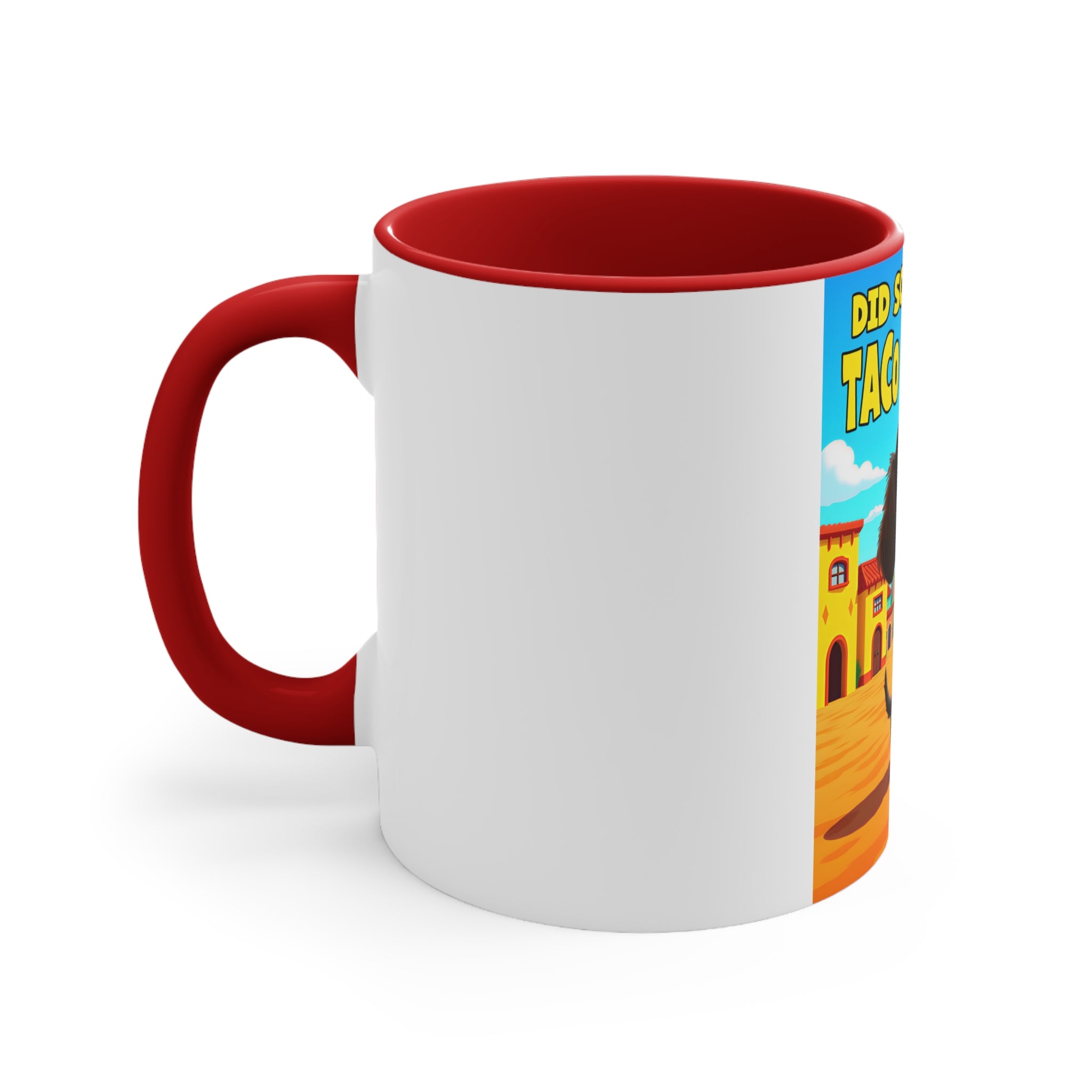Taco Tuesday Accent Mug – Fun & Whimsical Wiener Dog Design