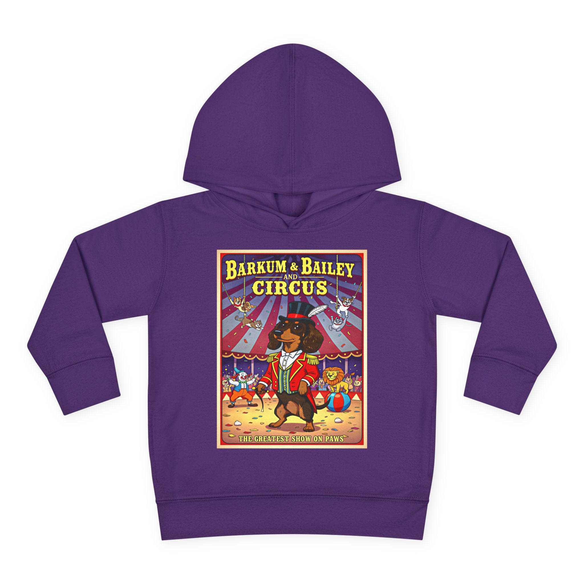 Dachshund - Barkum & Bailey Circus Toddler Fleece Hoodie