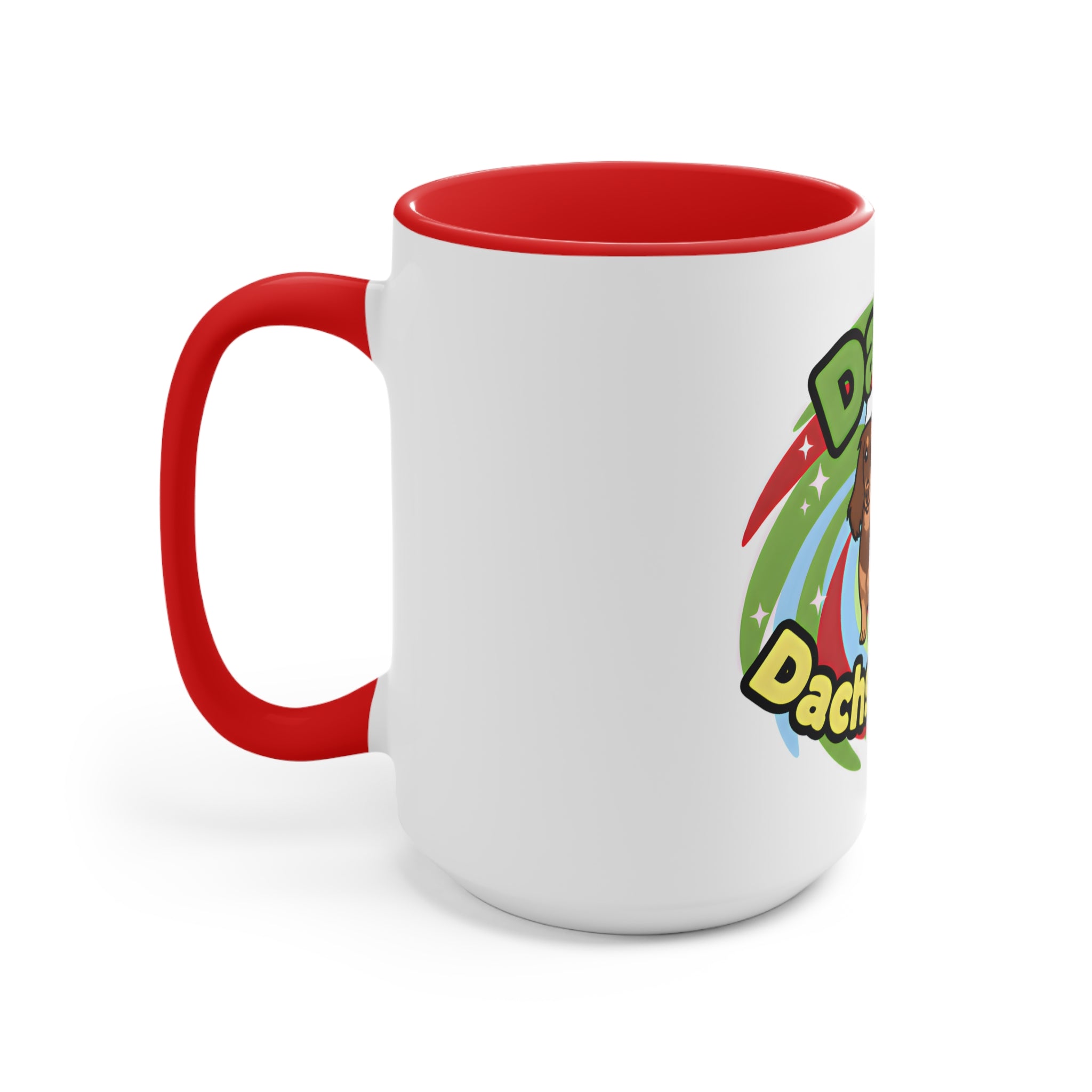 Limited Edition Dachshund Holiday Accent Mug - Daisy the Famous Dachshund