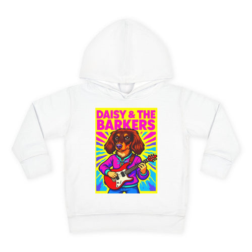 Cool Toddler Fleece Hoodie - "Daisy & The Barkers"