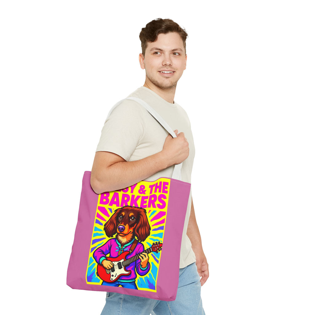 Vibrant Music-Themed Tote Bag | Fun Design for Animal Lovers & Musicians