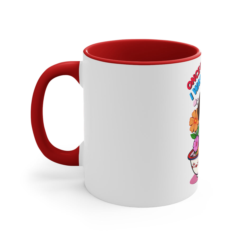 Whimsical Puppy Accent Mug - 'Once Upon a Time I Was a Puppy'