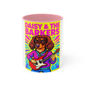 Dachshund Rock and Roll Mug - 'Daisy & The Barkers'