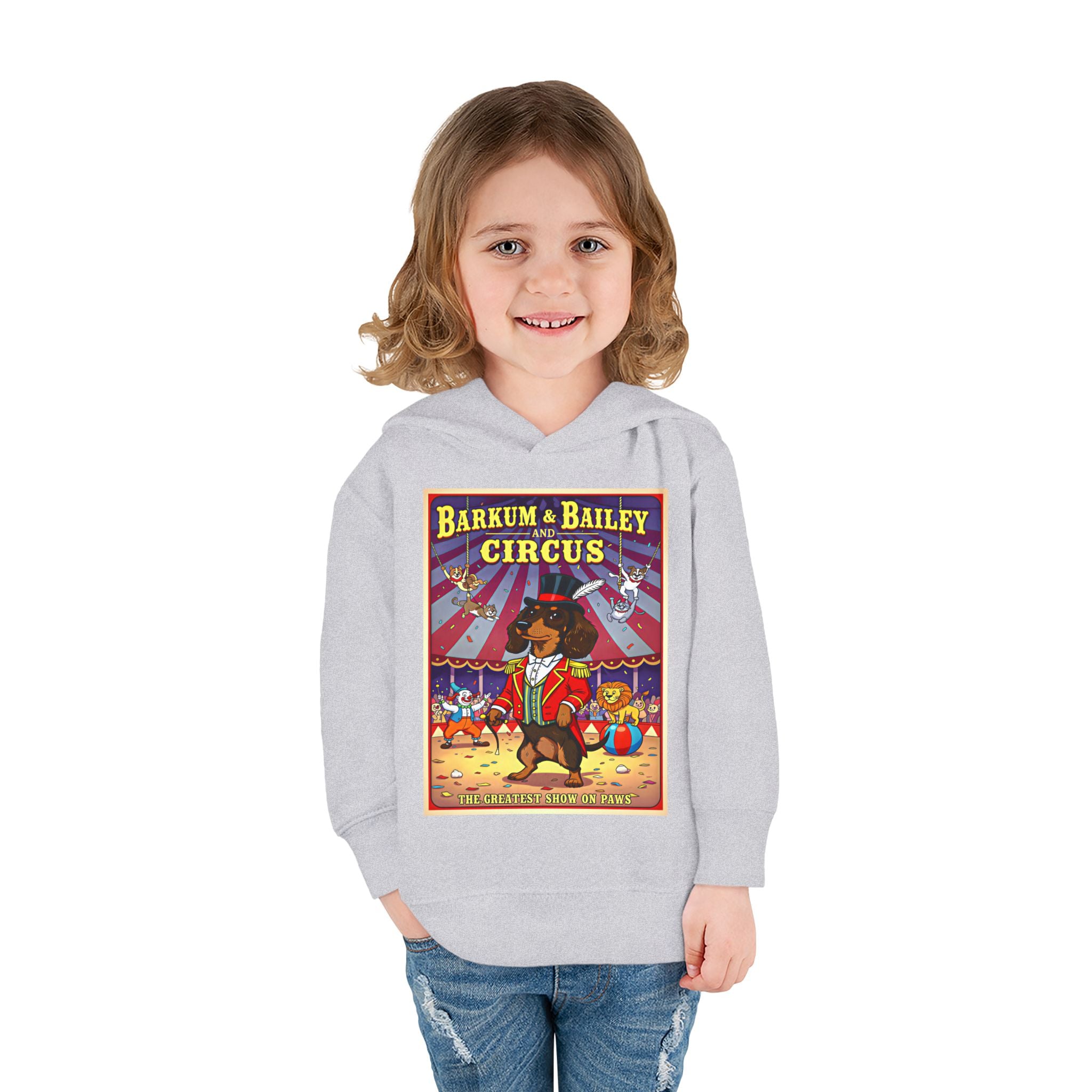 Dachshund - Barkum & Bailey Circus Toddler Fleece Hoodie