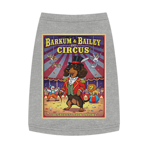 Dachshund Circus-Themed Pet Tank Top – Fun & Stylish Dog Apparel