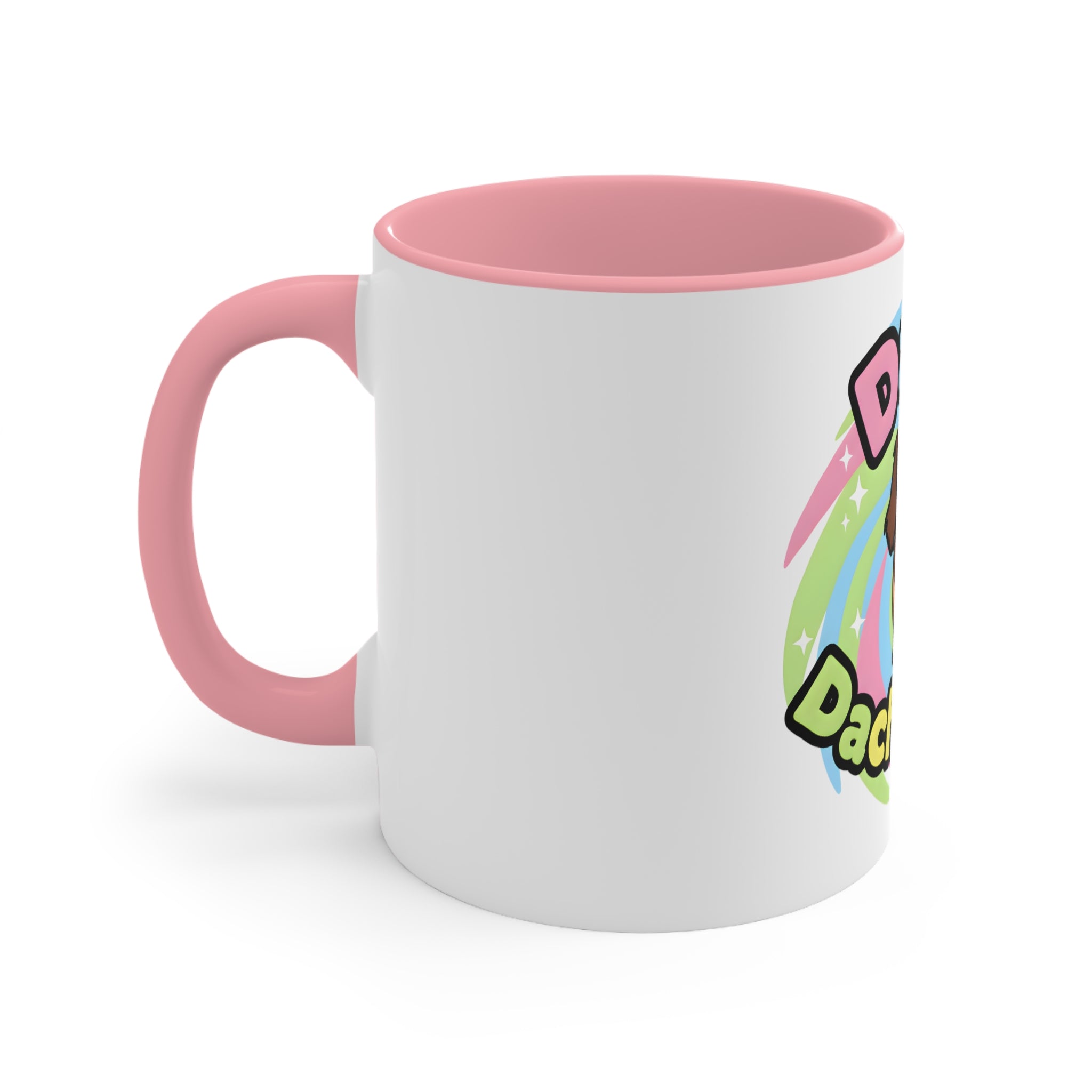 Daisy the Famous Dachshund Accent Mug - Colorful Pet Lover Gift