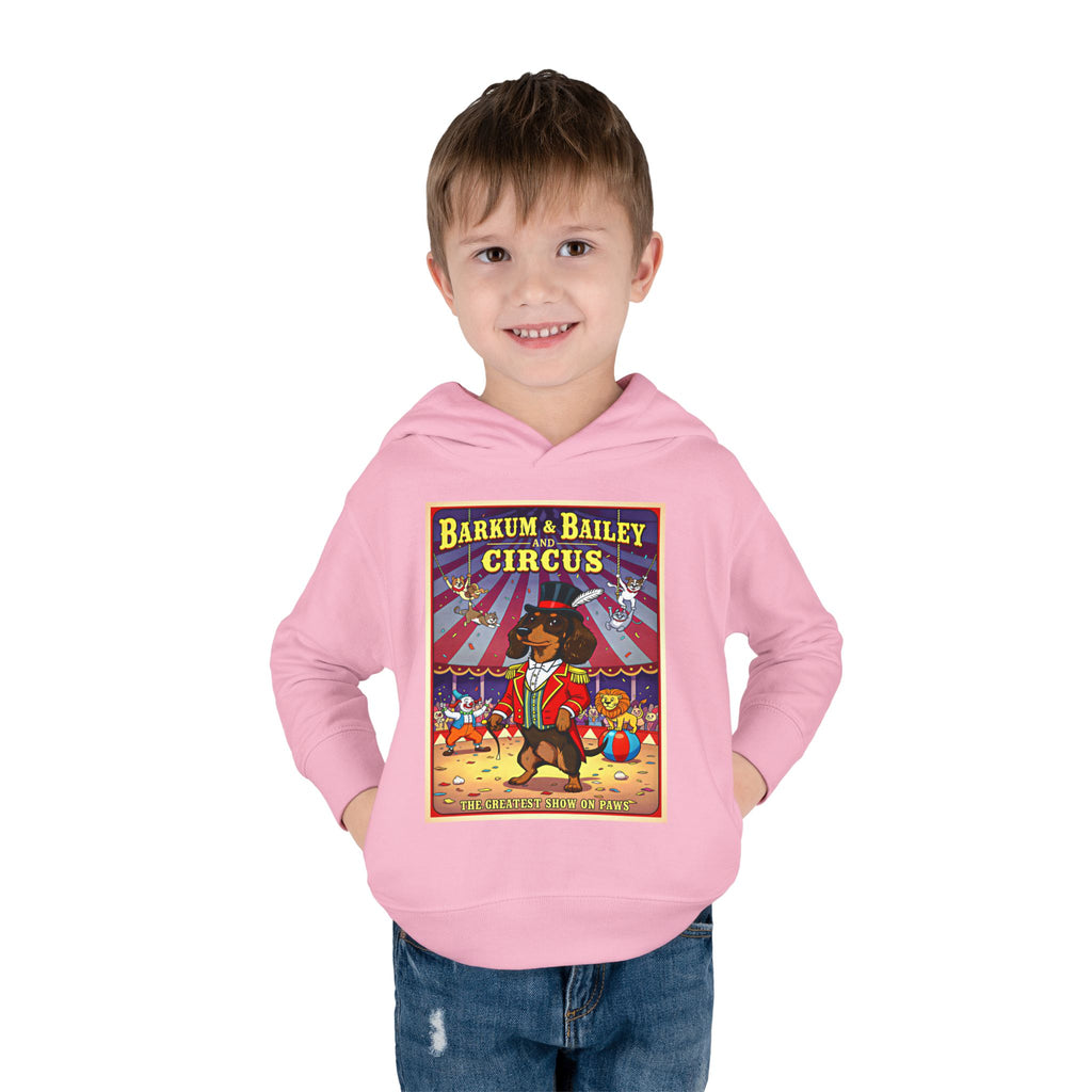 Dachshund - Barkum & Bailey Circus Toddler Fleece Hoodie
