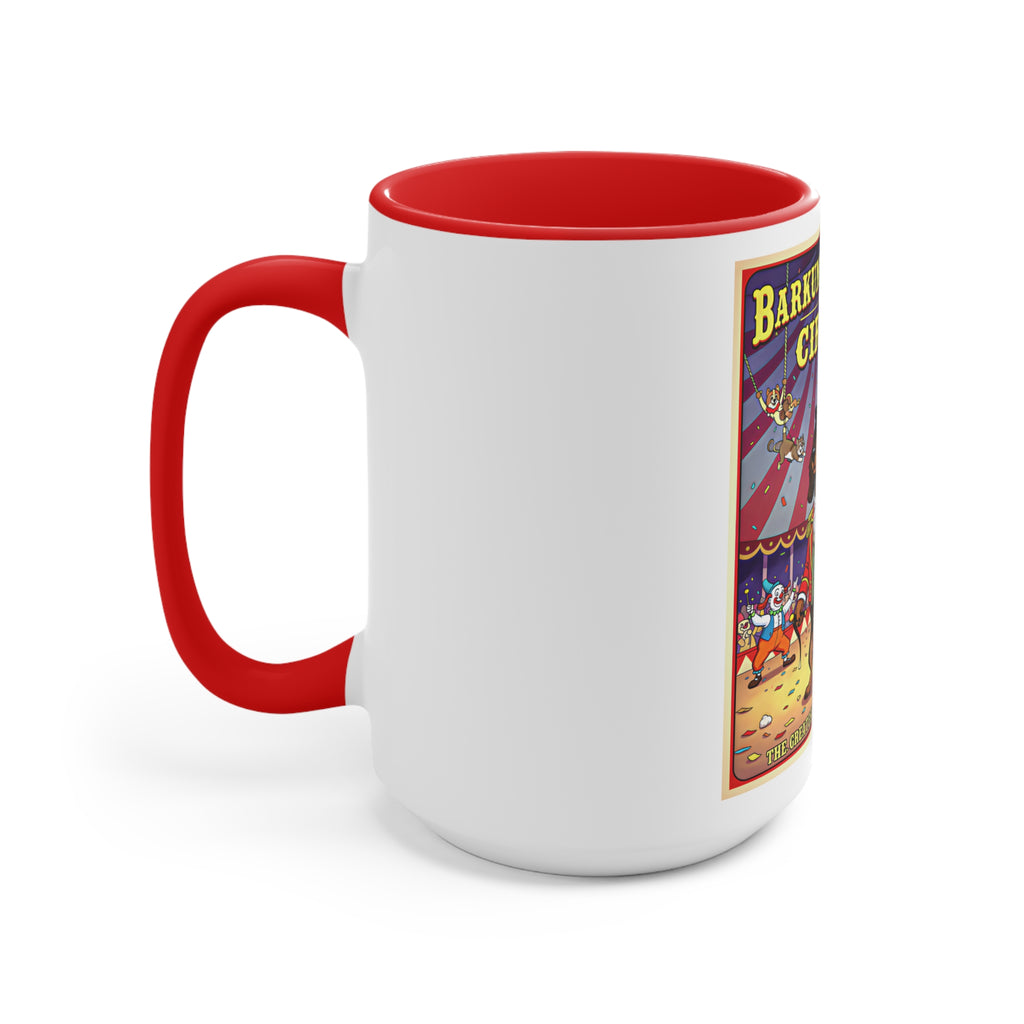 Dachshund Circus-Themed Accent Mug - Barkum & Bailey Show