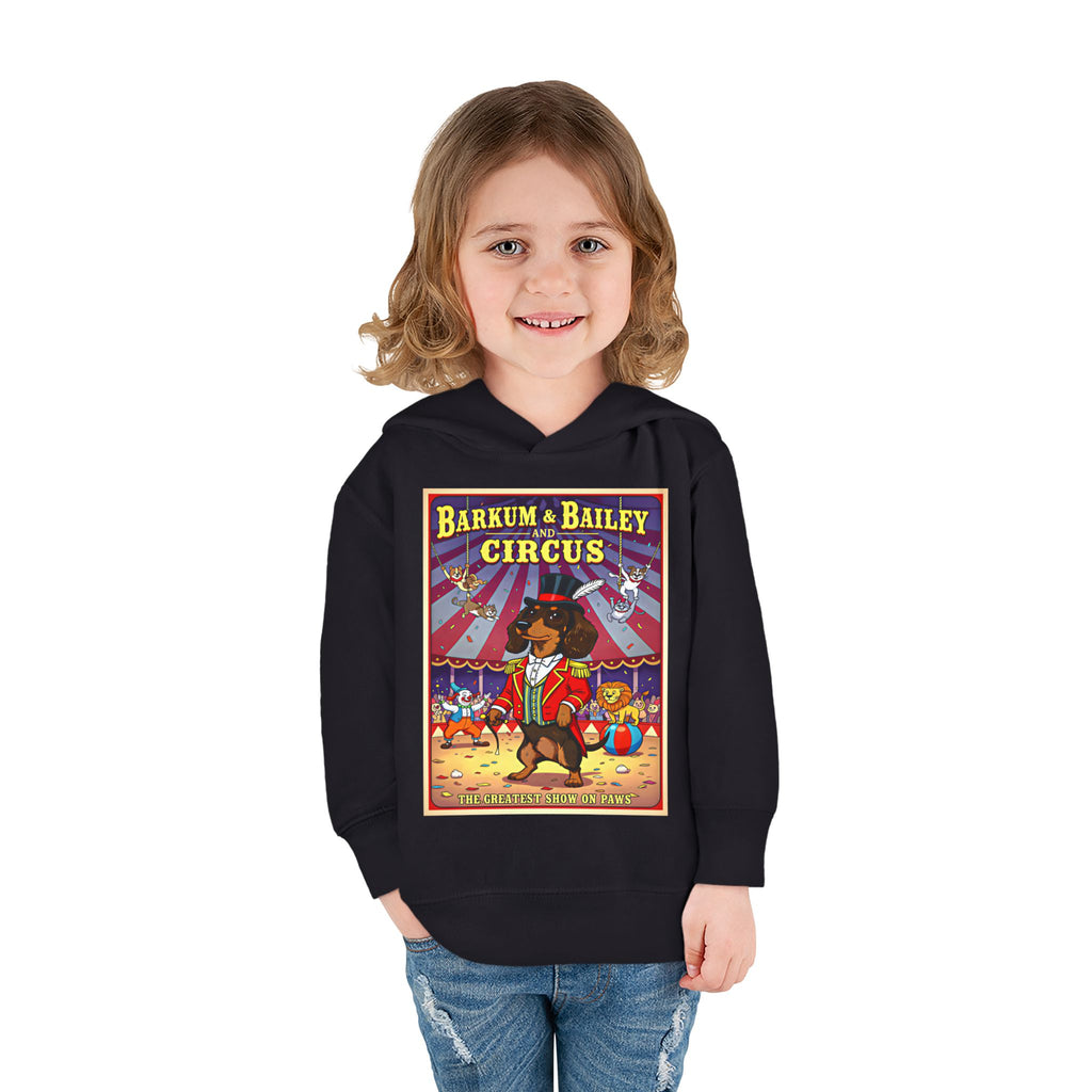 Dachshund - Barkum & Bailey Circus Toddler Fleece Hoodie