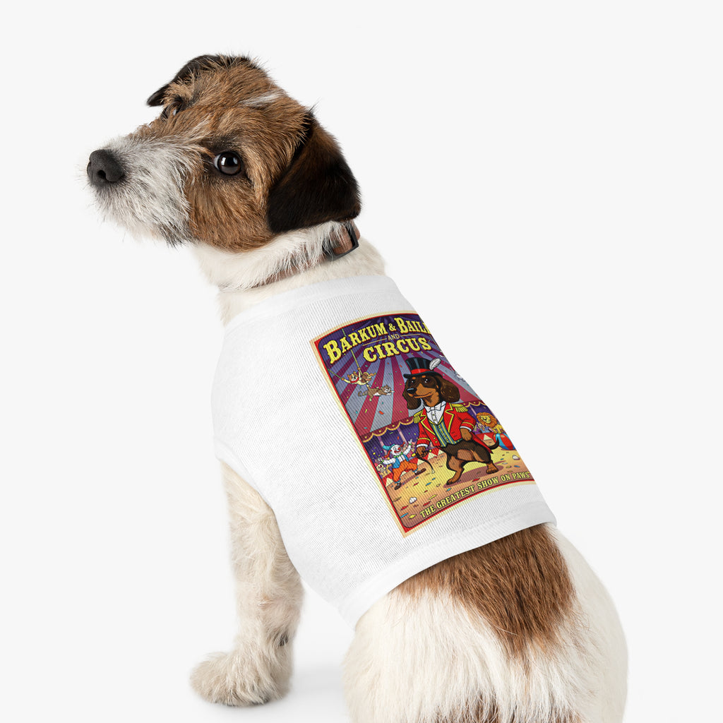 Dachshund Circus-Themed Pet Tank Top – Fun & Stylish Dog Apparel