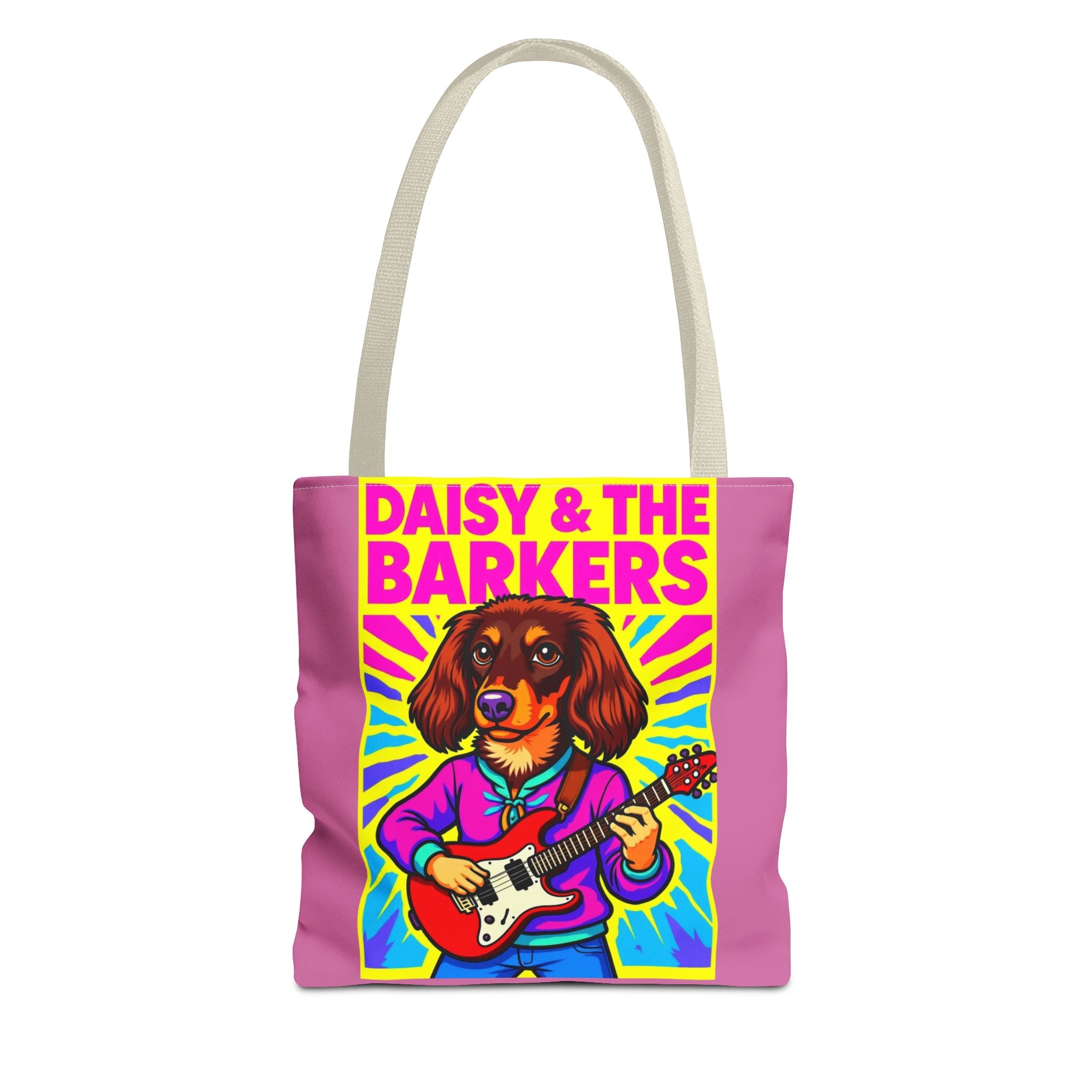 Vibrant Music-Themed Tote Bag | Fun Design for Animal Lovers & Musicians