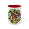 Limited Edition Dachshund Holiday Accent Mug - Daisy the Famous Dachshund