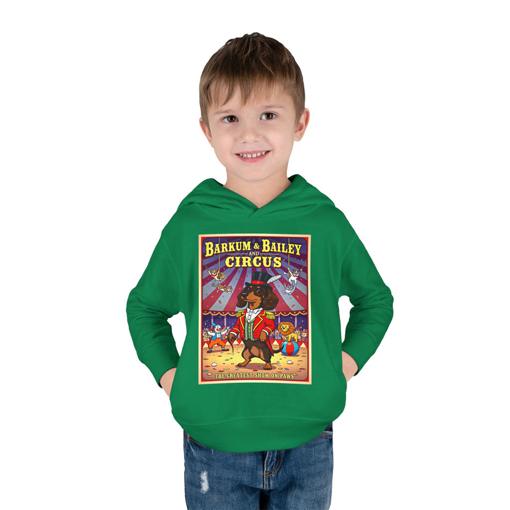 Dachshund - Barkum & Bailey Circus Toddler Fleece Hoodie