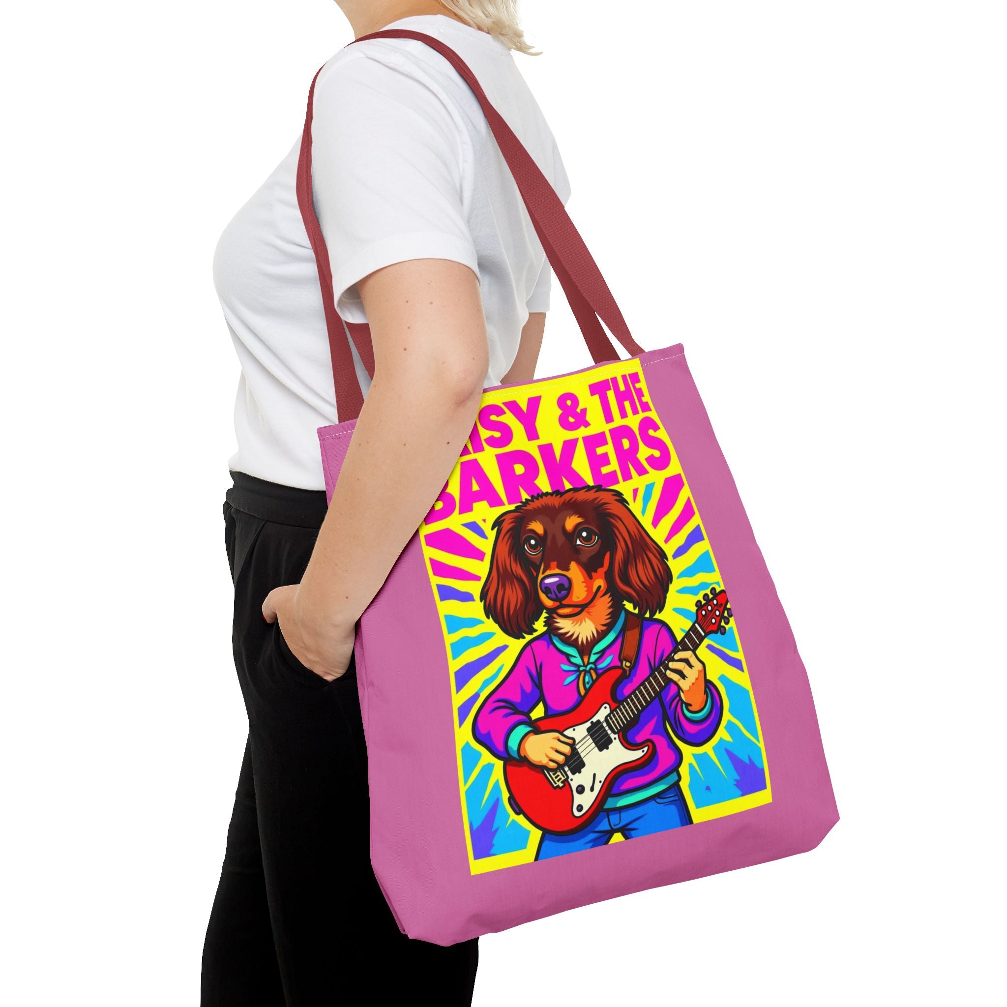Vibrant Music-Themed Tote Bag | Fun Design for Animal Lovers & Musicians