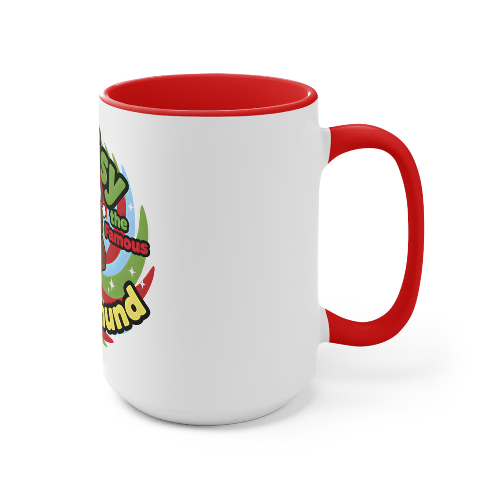 Limited Edition Dachshund Holiday Accent Mug - Daisy the Famous Dachshund