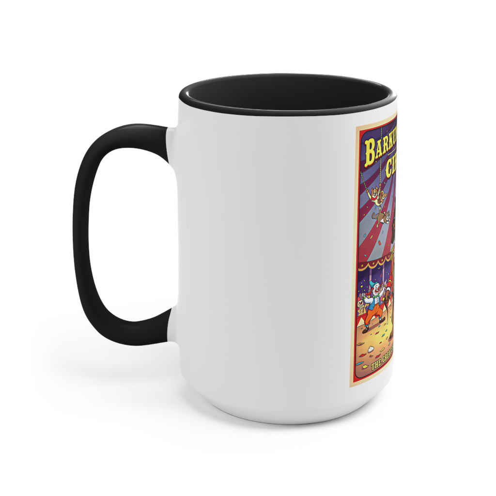 Dachshund Circus-Themed Accent Mug - Barkum & Bailey Show