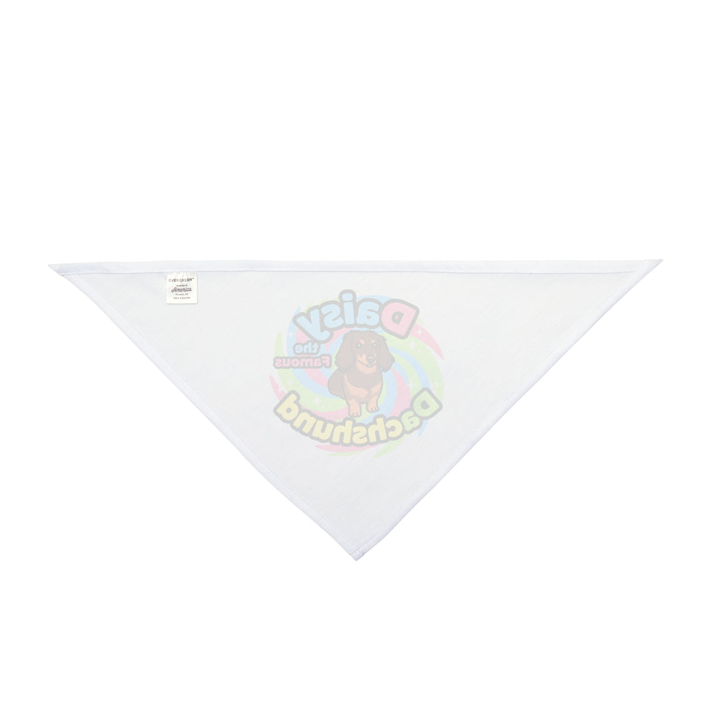 Pet Bandana of TikTok Star- 'Daisy the Famous Dachshund"