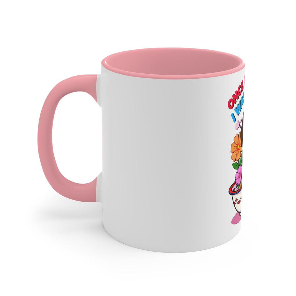 Whimsical Puppy Accent Mug - 'Once Upon a Time I Was a Puppy'
