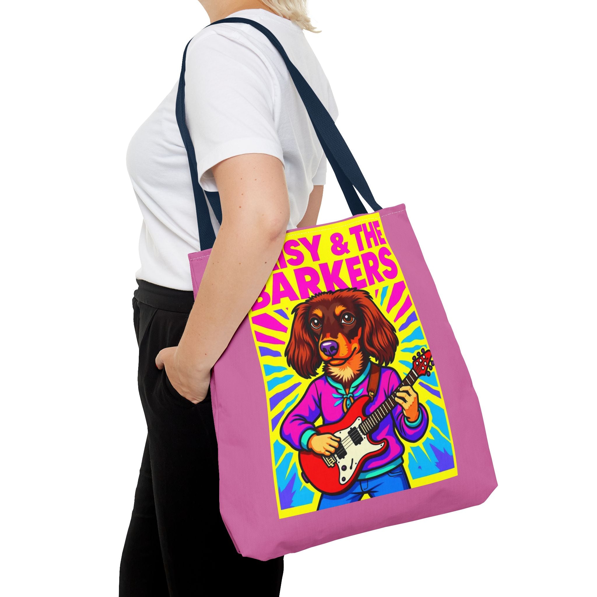 Vibrant Music-Themed Tote Bag | Fun Design for Animal Lovers & Musicians