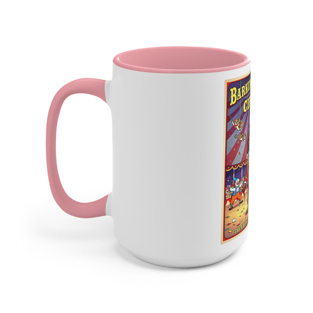 Dachshund Circus-Themed Accent Mug - Barkum & Bailey Show