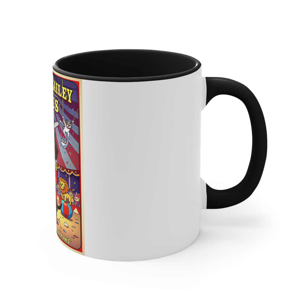 Dachshund Circus-Themed Accent Mug - Barkum & Bailey Show