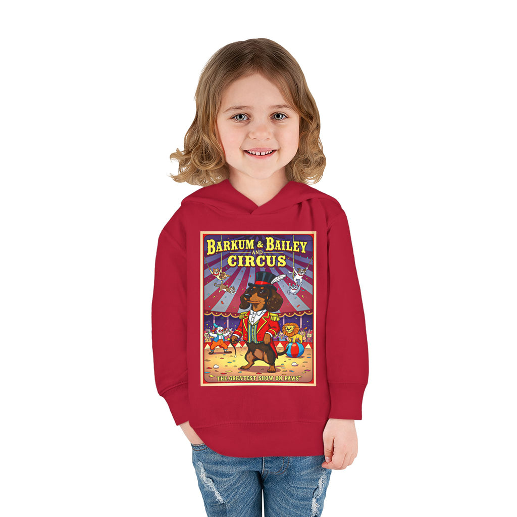 Dachshund - Barkum & Bailey Circus Toddler Fleece Hoodie